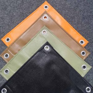 Black PVC Tarpaulin Sheet