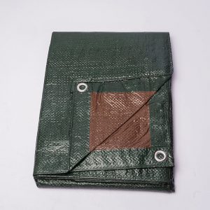 Dark Green Heavy Duty 8 x 12 inch PE Tarpaulin Sheet
