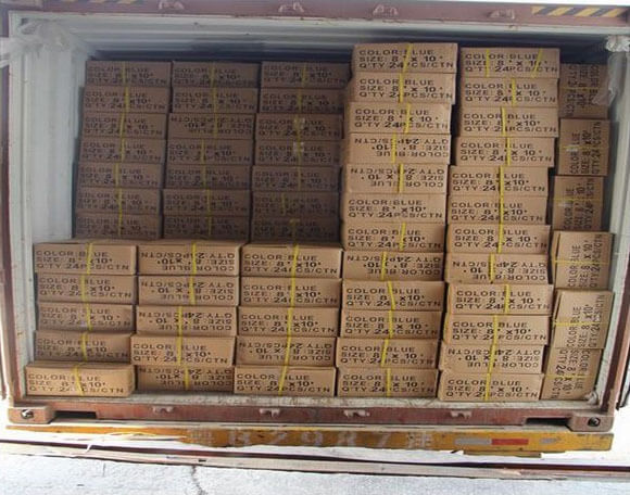 Tarpaulin Cartons Packing